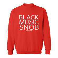 Black Music Snob Crew Neck Sweatshirt