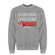 In Love With Music Crew Neck Sweatshirt