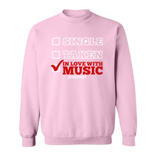 In Love With Music Crew Neck Sweatshirt