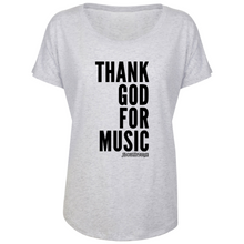 Thank God For Music (Black) Women’s Dolman T-Shirt