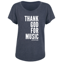 Thank God For Music Women’s Dolman T-Shirt
