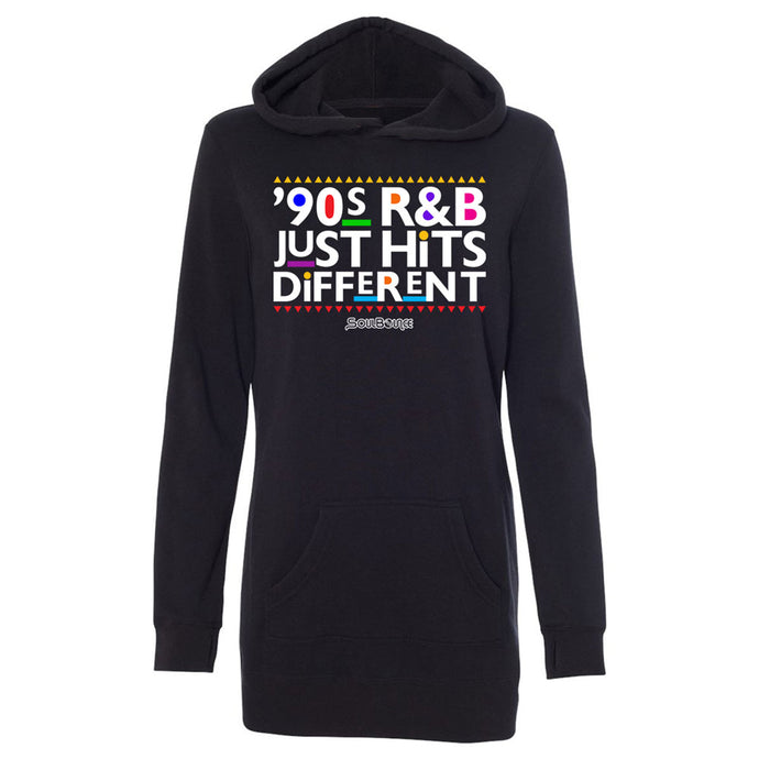 '90s R&B Just Hits Different Hooded Sweatshirt Dress