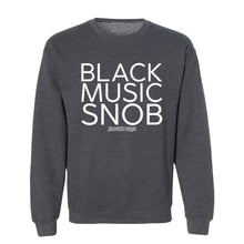 Black Music Snob Crew Neck Sweatshirt
