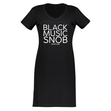 Black Music Snob T-Shirt Dress