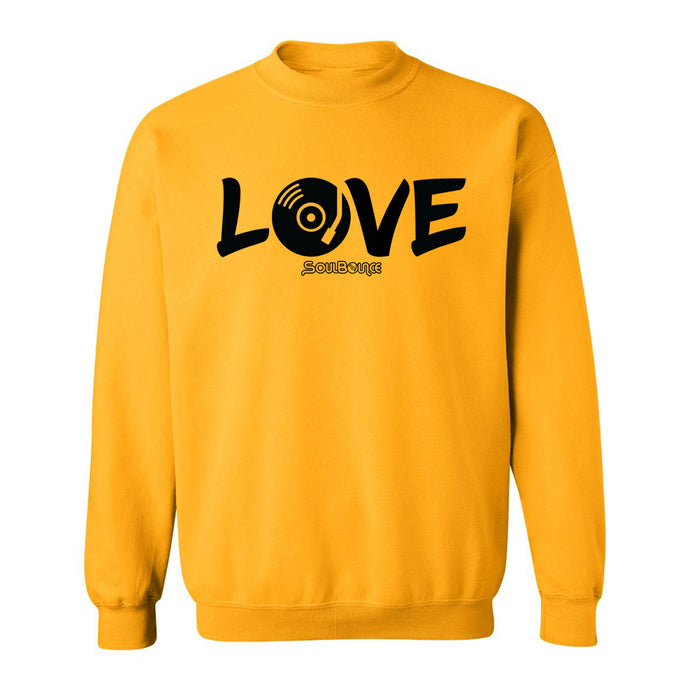 LOVE Music (Black) Crew Neck Sweatshirt