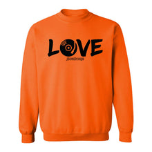 LOVE Music (Black) Crew Neck Sweatshirt