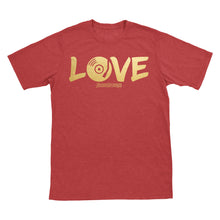 LOVE Music T-shirt in the color Red Remix