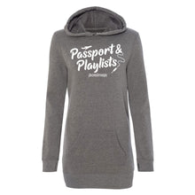 Passport & Playlists Hooded Sweatshirt Dress