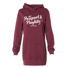 Passport & Playlists Hooded Sweatshirt Dress
