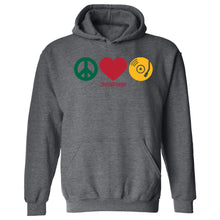 Peace, Love, Music Hooded Sweatshirt