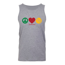 Peace, Love, Music Unisex Tank