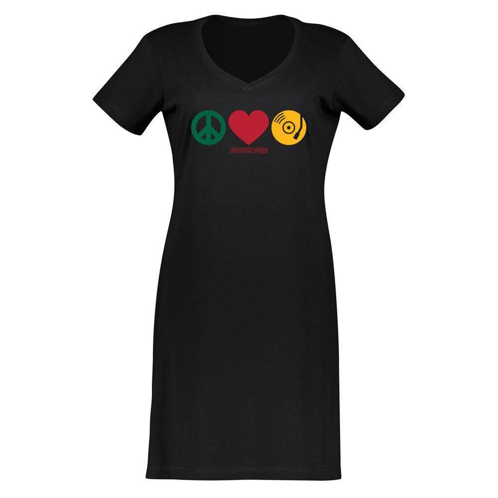 amazon black t shirt dress Womens Black Dress (M)