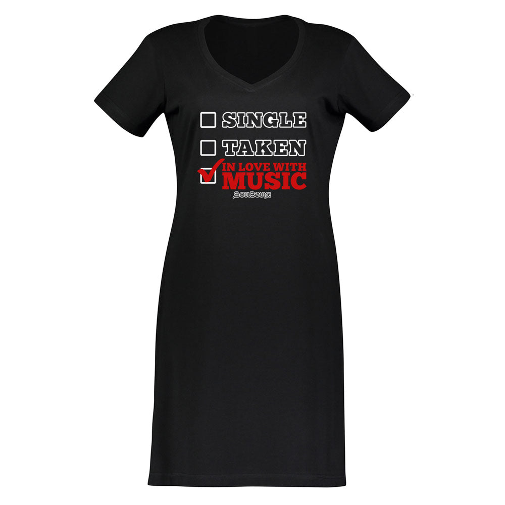 Saucer undskyld Frontier In Love With Music T-Shirt Dress – Shop @ SoulBounce