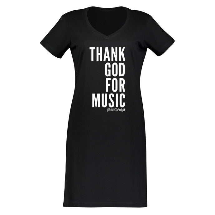 Thank God For Music T-Shirt Dress